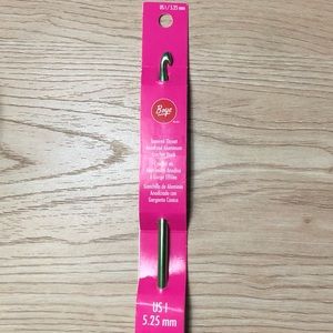 Boye Tapered Throat Anodized Aluminum Crochet Hook Green New US 1 5.25 mm 415FD2